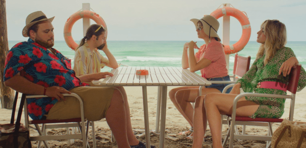 I protagonisti del film Dodo e la principessa, con Alvaro Vitali 